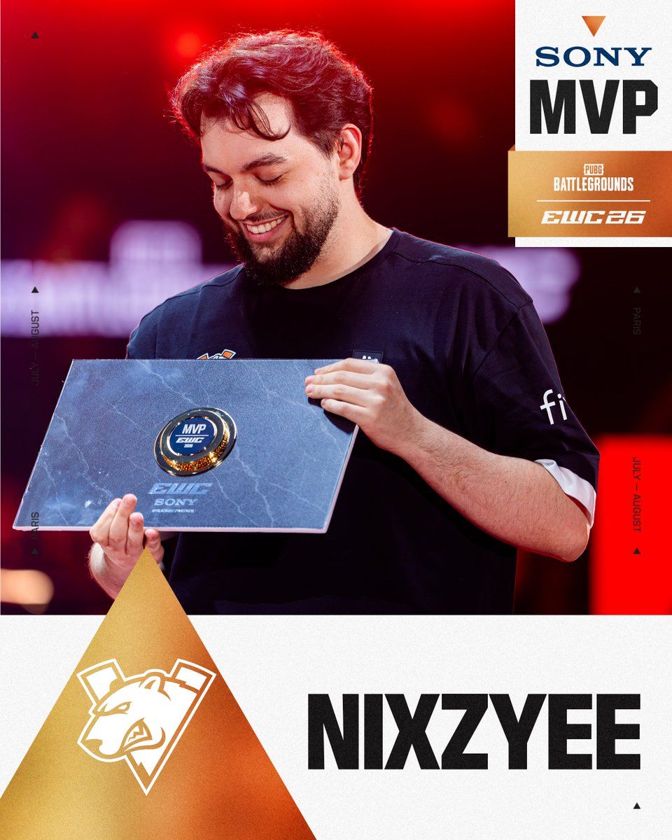 PUBG EWC 2026 Sony MVP'si