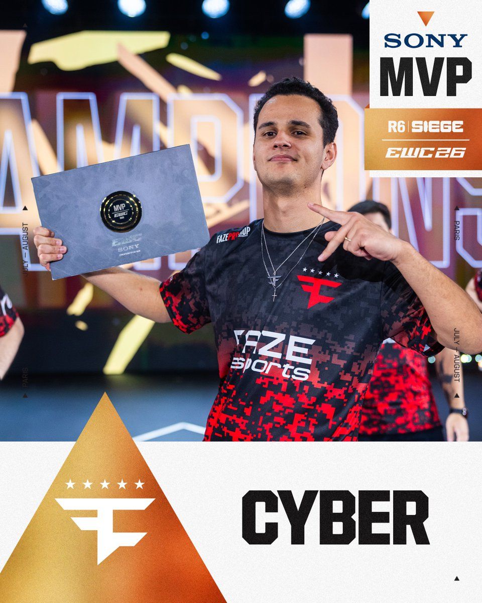 Rainbow Six Siege EWC 2026 Sony MVP'si